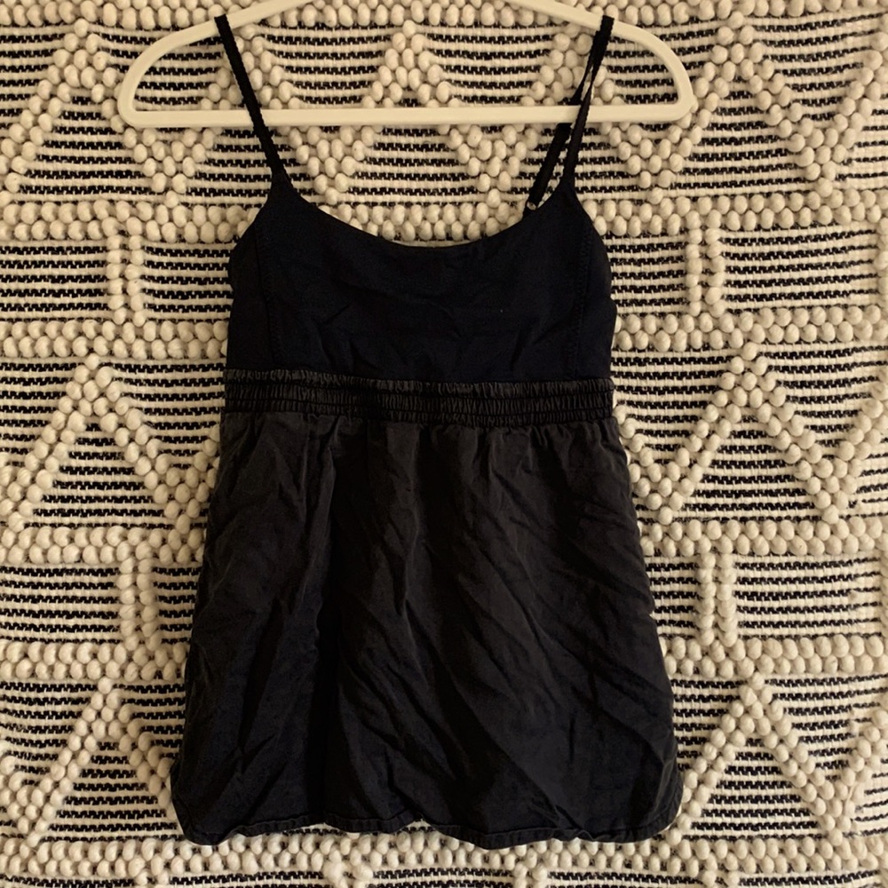 Black tank top